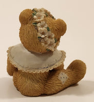 1993 Enesco Cherished Teddies 914797 "Friendship Is In Bloom" May May Bear Resin Figurine New in Box