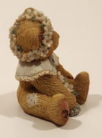 1993 Enesco Cherished Teddies 914797 "Friendship Is In Bloom" May May Bear Resin Figurine New in Box