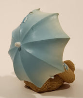 1993 Enesco Cherished Teddies 914789 "Showers Of Friendship" Alan April Bear Resin Figurine New in Box