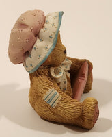 1993 Enesco Cherished Teddies 914819 "A Day In The Park" Julie July Bear Resign Figurine New in Box