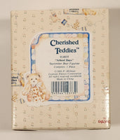 1993 Enesco Cherished Teddies 914835 "School Days" Seth September Bear Resin Figurine New in Box