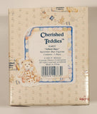 1993 Enesco Cherished Teddies 914835 "School Days" Seth September Bear Resin Figurine New in Box