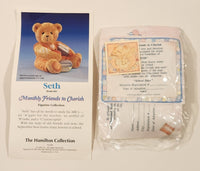 1993 Enesco Cherished Teddies 914835 "School Days" Seth September Bear Resin Figurine New in Box