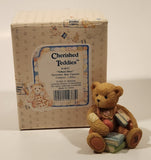 1993 Enesco Cherished Teddies 914835 "School Days" Seth September Bear Resin Figurine New in Box