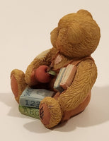 1993 Enesco Cherished Teddies 914835 "School Days" Seth September Bear Resin Figurine New in Box