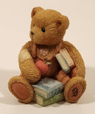 1993 Enesco Cherished Teddies 914835 "School Days" Seth September Bear Resin Figurine New in Box