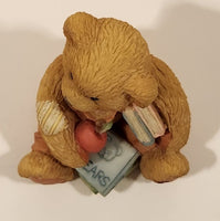 1993 Enesco Cherished Teddies 914835 "School Days" Seth September Bear Resin Figurine New in Box
