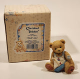 1993 Enesco Cherished Teddies 914827 "Smooth Sailing" Arthur August Bear Resin Figurine New in Box