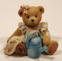 1993 Enesco Cherished Teddies 914800 "Planting the Seed of Friendship" June June Bear Resin Figurine New in Box
