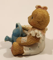 1993 Enesco Cherished Teddies 914800 "Planting the Seed of Friendship" June June Bear Resin Figurine New in Box