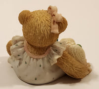 1993 Enesco Cherished Teddies 914800 "Planting the Seed of Friendship" June June Bear Resin Figurine New in Box