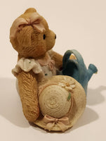1993 Enesco Cherished Teddies 914800 "Planting the Seed of Friendship" June June Bear Resin Figurine New in Box