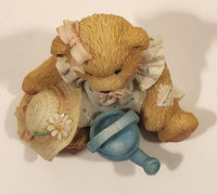1993 Enesco Cherished Teddies 914800 "Planting the Seed of Friendship" June June Bear Resin Figurine New in Box