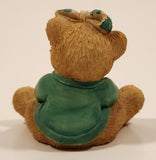1993 Enesco Cherished Teddies 916447 "Luck Found Me A Friend In You" Kathleen Bear Resin Figurine