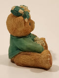 1993 Enesco Cherished Teddies 916447 "Luck Found Me A Friend In You" Kathleen Bear Resin Figurine