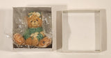 1993 Enesco Cherished Teddies 916447 "Luck Found Me A Friend In You" Kathleen Bear Resin Figurine