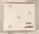 1992 The Ashton Drake Galleries Picture Perfect Dolls by Yolanda Bello Jennifer 6 1/2" Tall Porcelain Doll New Condition in Box #92036