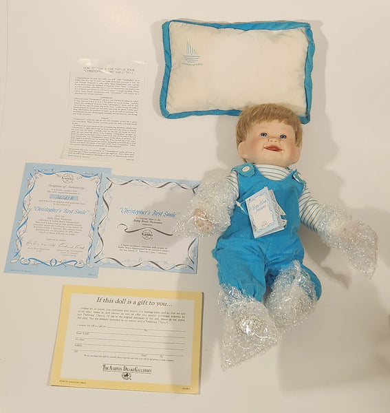 Ashton Drake Christopher 13" Tall Porcelain Doll New Condition in Box #76353
