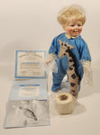 Ashton Drake "Catch Me If You Can" "Caught In The Act" Stevie 13" Tall Porcelain Doll New Condition in Box #76531