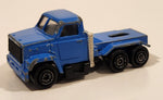Vintage Majorette Magirus Blue Semi Tractor Truck 1:100 Scale Die Cast Toy Car Trucking Rig Vehicle