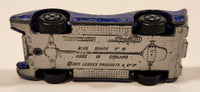 Vintage 1972 Lesney Matchbox Rolamatics No. 81 Blue Shark #86 Blue Die Cast Toy Car Vehicle