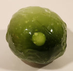 Vintage Art Glass Vegetable Green Cabbage 4" Tall Ornament