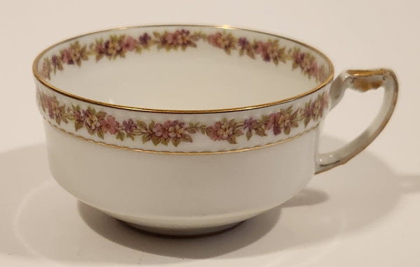 Vintage Limoges Haviland AC France Floral Trim Bone China Tea Cup Made in England