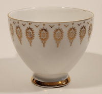 Vintage Ridgway Potteries Gold Pattern Queen Anne Bone China Tea Cup