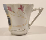 Vintage Royal Crown Viola Bavaria Boating Pelican Lake Ninette Manitoba Fishing Tea Cup Made in Germany