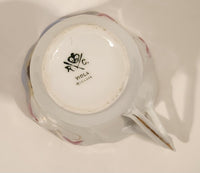 Vintage Royal Crown Viola Bavaria Boating Pelican Lake Ninette Manitoba Fishing Tea Cup Made in Germany