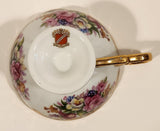 Vintage Shafford Hand Decorated Pink Flowers Gold Trim Bone China Tea Cup Made in Japan