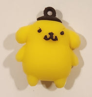 Sanrio Hello Kitty Pompompurin 1 1/2" Tall Rubber Toy Figure Keychain Charm