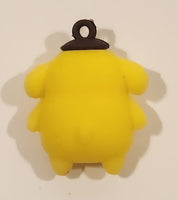 Sanrio Hello Kitty Pompompurin 1 1/2" Tall Rubber Toy Figure Keychain Charm