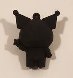 Sanrio Hello Kitty Kuromi 1 3/8" Tall Rubber Toy Figure Keychain Charm