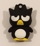 Sanrio Hello Kitty Badtz Maru 1 3/8" Tall Rubber Toy Figure Keychain Charm
