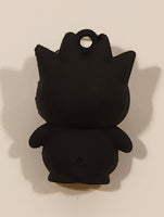 Sanrio Hello Kitty Badtz Maru 1 3/8" Tall Rubber Toy Figure Keychain Charm