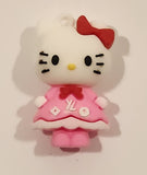 Sanrio Hello Kitty 1 1/2" Tall Rubber Toy Figure Keychain Charm