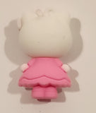 Sanrio Hello Kitty 1 1/2" Tall Rubber Toy Figure Keychain Charm
