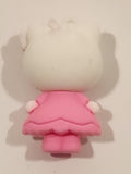 Sanrio Hello Kitty 1 1/2" Tall Rubber Toy Figure Keychain Charm