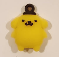 Sanrio Hello Kitty Pompompurin 1" Tall Rubber Toy Figure Keychain Charm