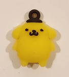 Sanrio Hello Kitty Pompompurin 1" Tall Rubber Toy Figure Keychain Charm