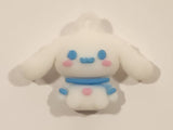 Sanrio Hello Kitty Cinnamoroll 1" Tall Rubber Toy Figure Keychain Charm