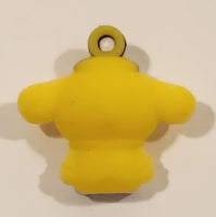 Sanrio Hello Kitty Pompompurin White Clothes 1" Tall Rubber Toy Figure Keychain Charm