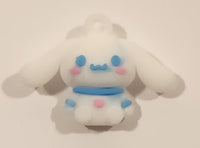 Sanrio Hello Kitty Cinnamoroll 1" Tall Rubber Toy Figure Keychain Charm