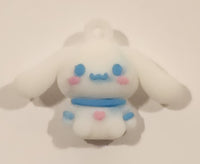 Sanrio Hello Kitty Cinnamoroll 1" Tall Rubber Toy Figure Keychain Charm
