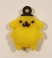 Sanrio Hello Kitty Pompompurin 1" Tall Rubber Toy Figure Keychain Charm