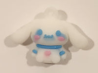 Sanrio Hello Kitty Cinnamoroll 1" Tall Rubber Toy Figure Keychain Charm
