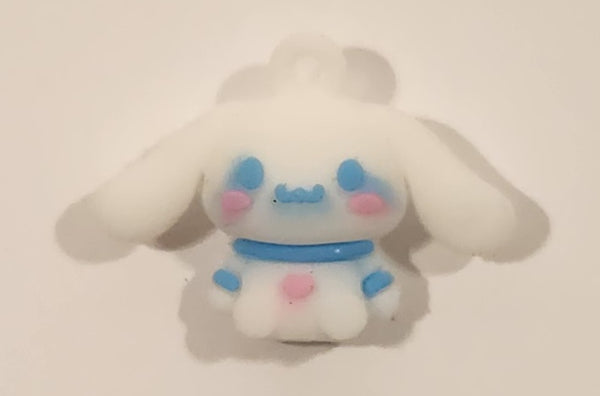 Sanrio Hello Kitty Cinnamoroll 1" Tall Rubber Toy Figure Keychain Charm