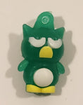 Sanrio Hello Kitty Badtz Maru Green 1" Tall Rubber Toy Figure Keychain Charm