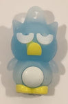 Sanrio Hello Kitty Badtz Maru Light Blue 1" Tall Rubber Toy Figure Keychain Charm